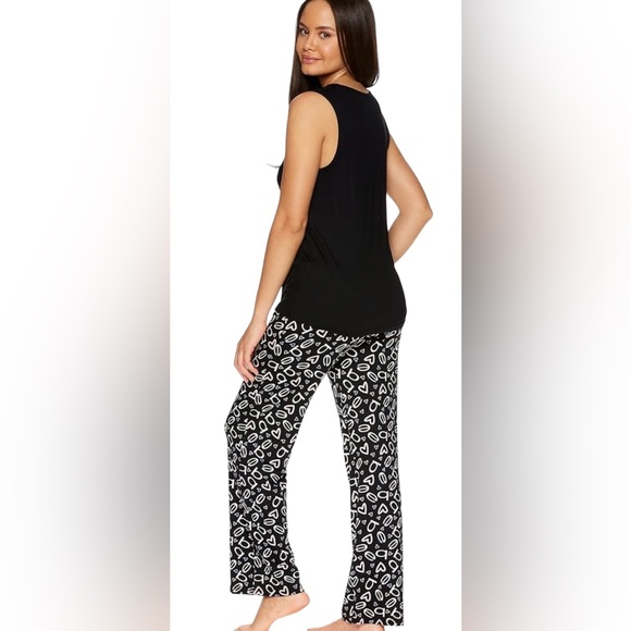 NWT BeBe Pajamas Set - Tank Top and Lounge Pajama Sleepwear Set - Picture 5 of 11